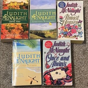 Paperback Romance Book Set - Mixed Covers (Green, Blue, Cream, White)